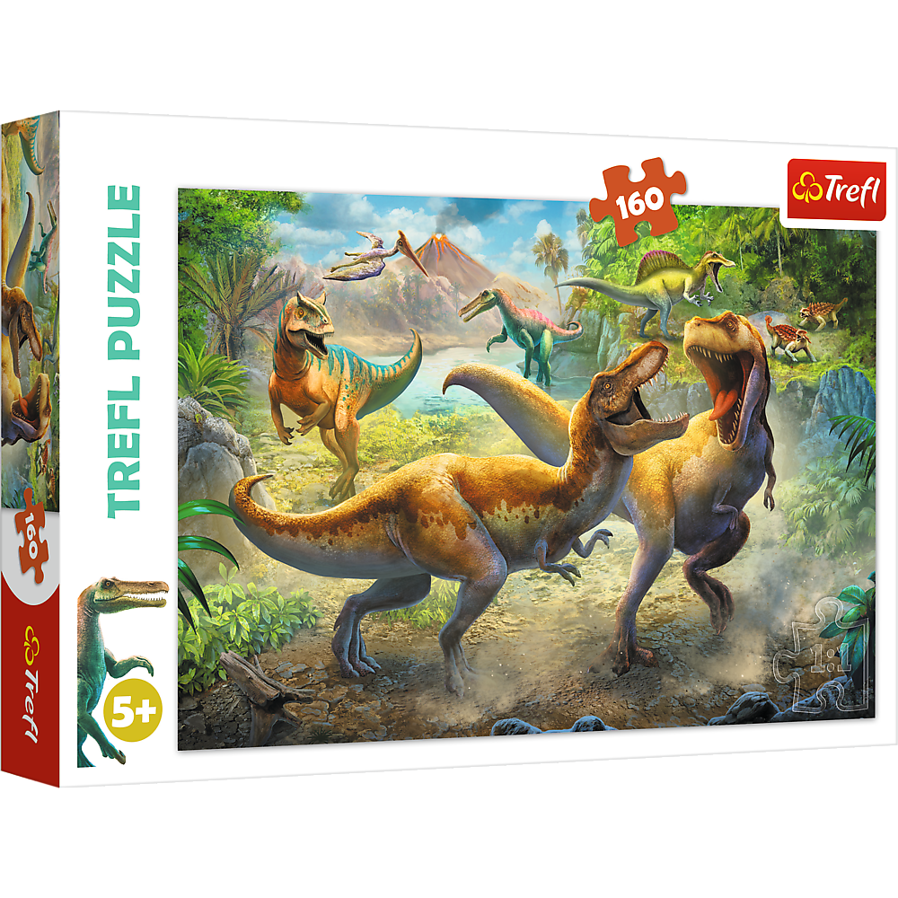 Walczące Tyranozaury - puzzle 160 od Trefl