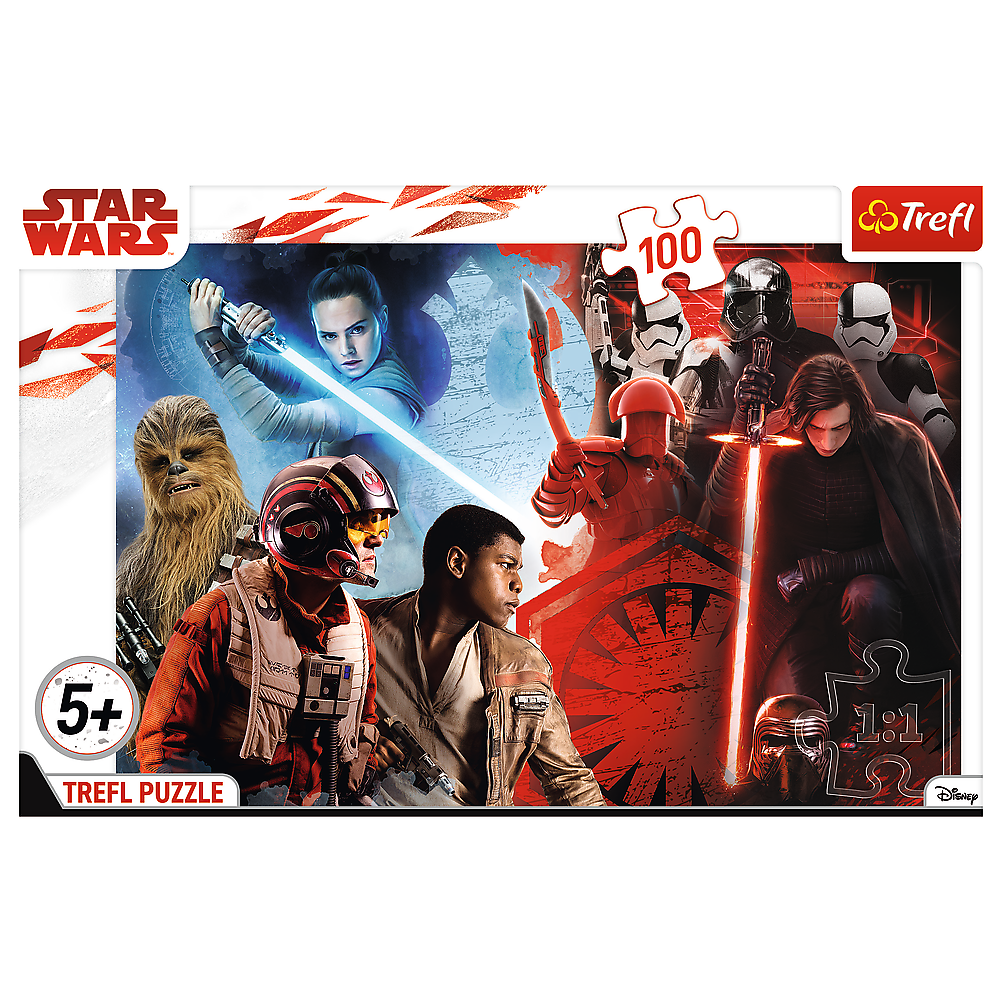 Motyw Walki Dobra Ze Złem O Duszę Ludzką Star Wars - Walka dobra ze złem - puzzle 100 od Trefl