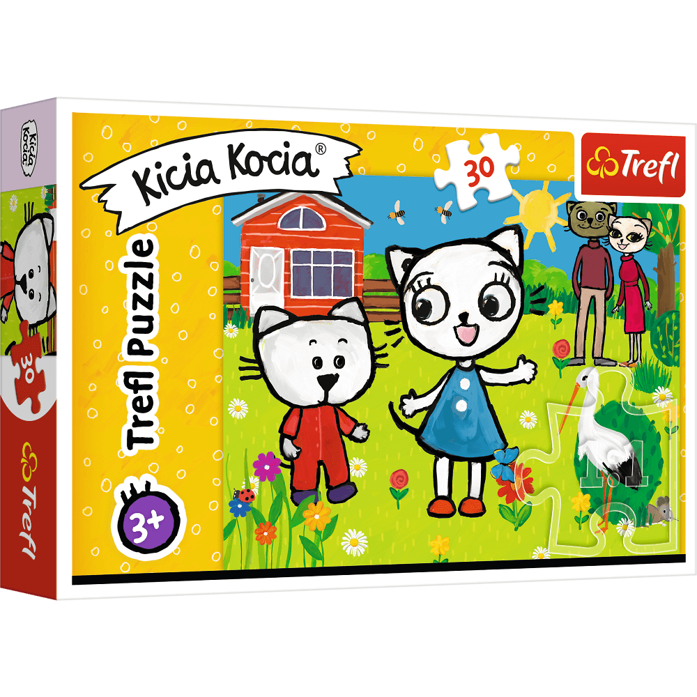Przygody Kici Koci - puzzle 30 elementów od Trefl