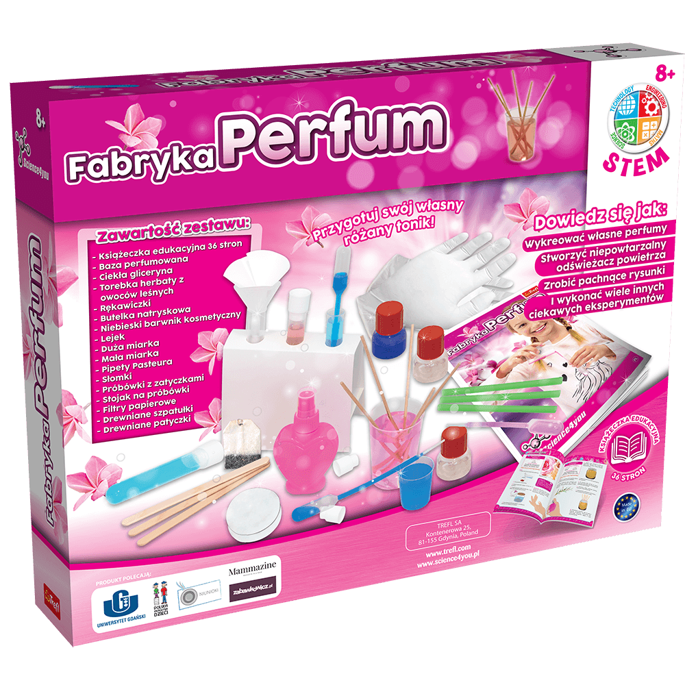 Zestaw Do Robienia Perfum Dla Dzieci Fabryka Perfum - zestaw naukowy dla dzieci Science4You