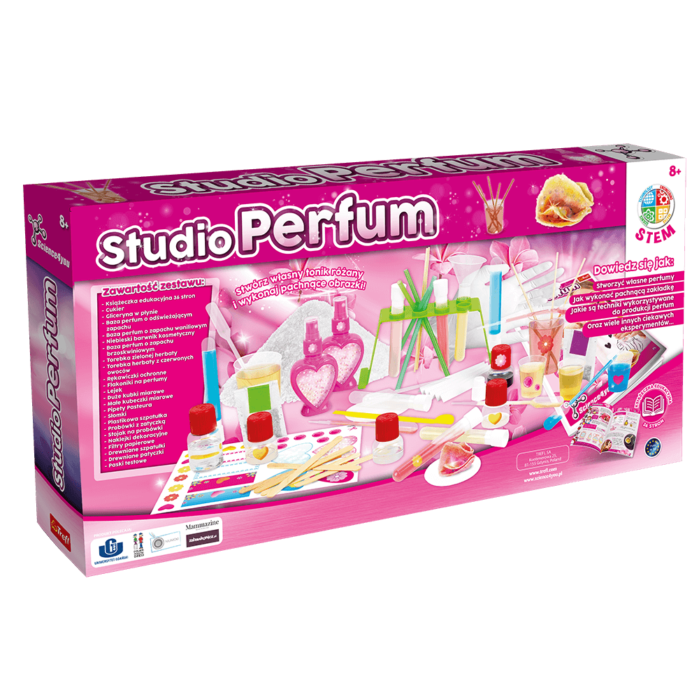 Zestaw Do Robienia Perfum Dla Dzieci Studio Perfum – zestaw naukowy dla dzieci od Science4you