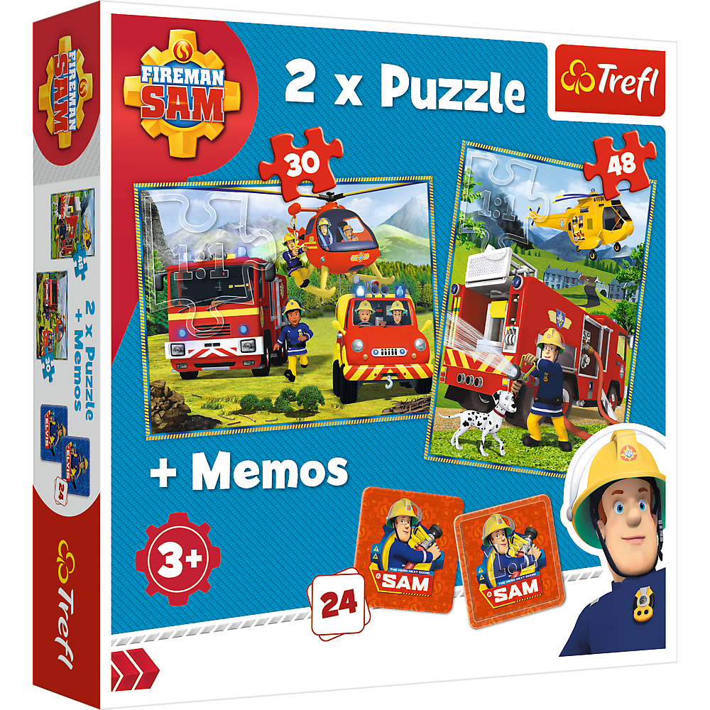 Strażacy w akcji - puzzle Trefl